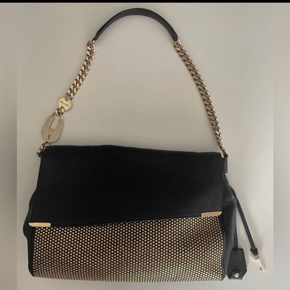 Jimmy Choo Ally Handcuff Shoulder Bag. Absolutely stunning.  Like new.